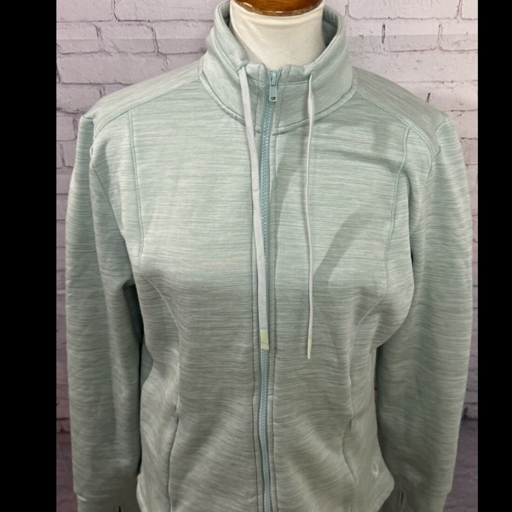 Spyder Light Green Full-Zip Hoodie